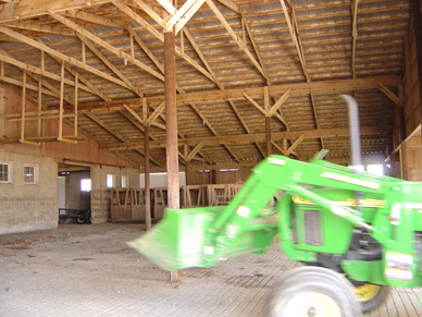 In-the-barn