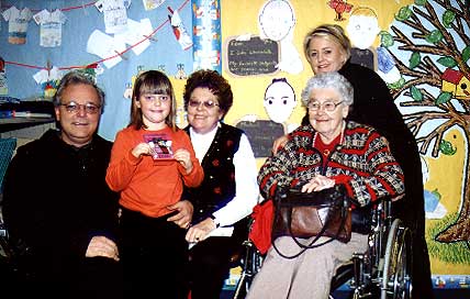 Dan, Danielle, Grandma Jean, Great Grandma Lou, & Susanne