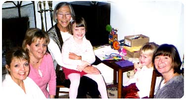 Jane, Susanne, Trudy's Mom, Danielle, Zara, Trudy