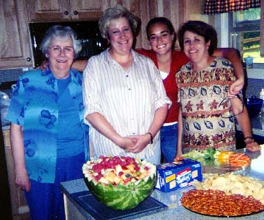 Peggy, Nita, Lauren, Rita 2001