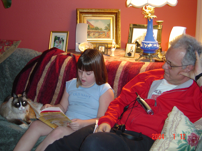 Danielle&Daddyreading